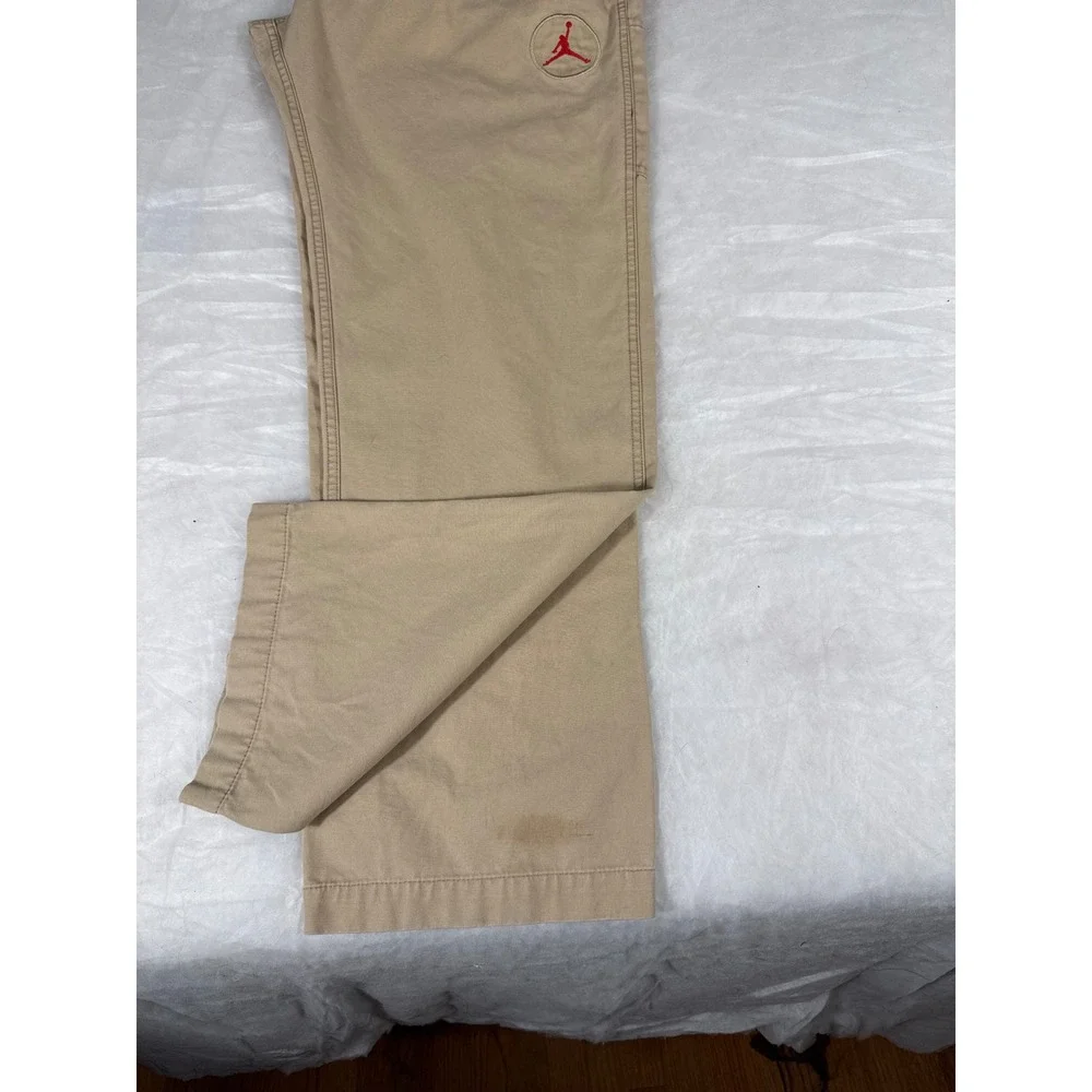 Jordan Travis Scott Cactus Jack Canvas Pants Khaki Mens Large DD4778-201